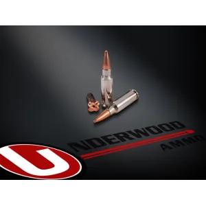 Underwood 6.5 Grendel Ammo 120 Grain Barnes Triple-Shock X Solid Hollow Point Lead Free Box of 20
