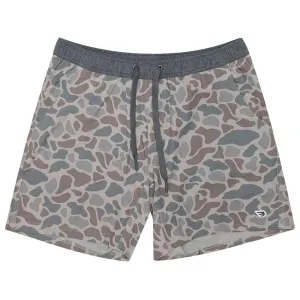 Burlebo Men's Athletic Shorts Classic Deer Camo XL