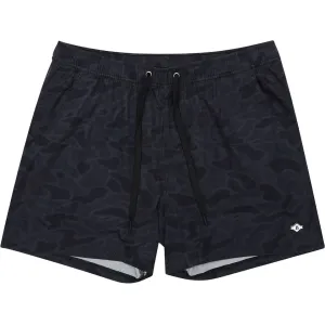 Burlebo Men's Athletic Shorts Black Camo 2XL