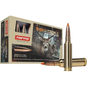 Norma Tipstrike 270 Winchester Short Magnum (WSM) Ammo 140 Grain Polymer Tip Box of 20
