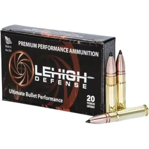 Lehigh Defense Tipped Controlled Chaos 300 AAC Blackout Ammo 110 Grain Polymer Tip Lead Free Box of 20
