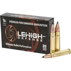Lehigh Defense Tipped Controlled Chaos 300 HAMR Ammo 125 Grain Polymer Tip Lead Free Box of 20