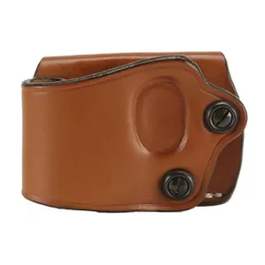 DeSantis Gunhide Yaqui Slide OWB Holster Left Hand Large Frame Single Action Semi Automatic Leather Tan