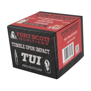 Fort Scott Munition SCP2 TUI 458 Socom, 45 Caliber (458 Diameter) Bullets 300 Grain Solid Box of 50