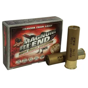 Hevi-Shot Magnum Blend Turkey 12 Gauge Ammo 3-1/2" #5, #6, #7 Tungsten Shot 2-1/4 oz Box of 5