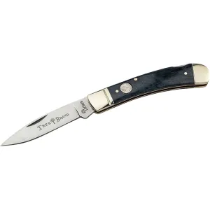 Boker Knives Traditional Series 2.0 Gentleman's Lockback Pocket Knife 2.95" Drop Point D2 Satin Blade Bone Handle Gray