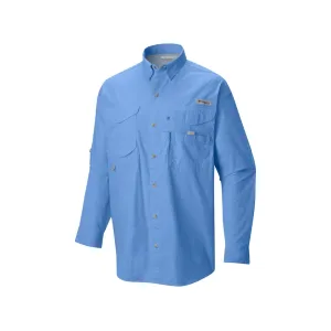 Columbia Men's PFG Bonehead Long Sleeve Shirt White Cap Medium