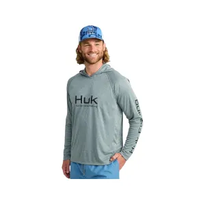 Huk Men's Pursuit Hoodie Night Owl Heather 2XL