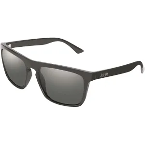 Huk Men's Siwash Polarized Sunglasses Matte Black Frame Gray Lens