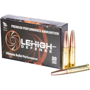 Lehigh Defense Controlled Fracturing 300 AAC Blackout (7.62x35mm) Ammo 198 Grain Fragmenting Hollow Point Lead Free Box of 20