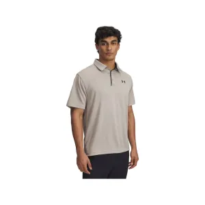 Under Armour Men's Tech Polo Timberwolf Taupe/Black 3XL