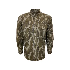 MidwayUSA Men's All Purpose Long Sleeve Field Shirt Mossy Oak Original Bottomland XL Tall