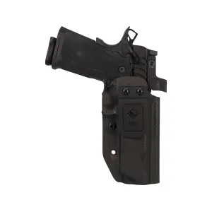 Mission First Tactical IWB Holster Ambidextrous Springfield 1911 DS PRODIGY Full Size Polymer Black
