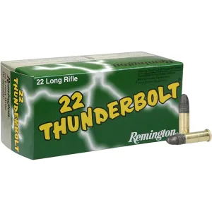 Remington Thunderbolt 22LR Ammo 40 Grain Round Nose Box of 500 (10 Boxes of 50)