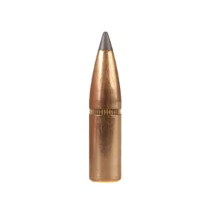 Factory Second 6mm, 243 Caliber (243 Diameter) Bullets 95 Grain Polymer Tip with Cannelure Box of 100 (Bulk Packaged)