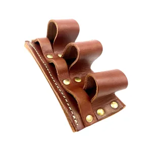 Hunter 3 Slot Rotary Magazine Pouch Ruger 10/22 Leather Tan