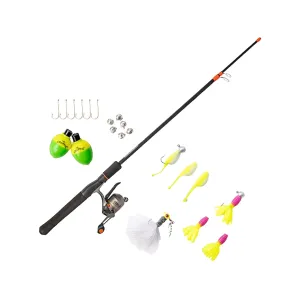 Zebco 33 Micro Trigger 6'6" 2pc Mr. Crappie Underspin Spincast Combo Kit