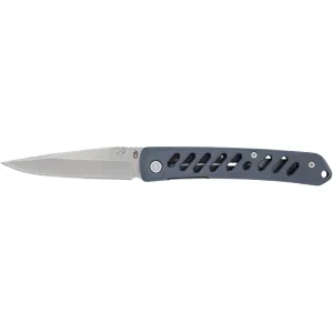 Gerber Affirm Pocket Knife 3.5" Clip Point 7Cr17MoV Dark Stonewash Blade Aluminum Handle Blue