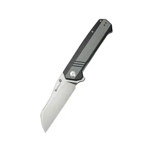 Sencut Draxor Pocket Knife 3.7" Sheepsfoot 9Cr18MoV Satin Blade G-10 Handle Gray