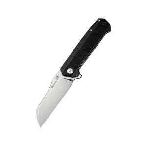 Sencut Draxor Pocket Knife 3.7" Sheepsfoot 9Cr18MoV Satin Blade G-10 Handle Black