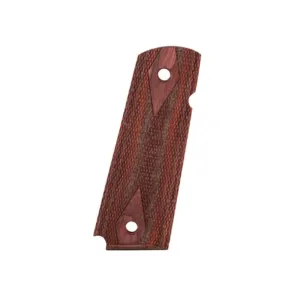 Hogue Fancy Hardwood Grips for 1911 Government, Commander Ambidextrous Safety Cut Checkered Rosewood Laminate