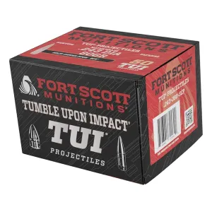 Fort Scott Munition SCP TUI 6mm, 243 Caliber (243 Diameter) Bullets 80 Grain Solid Box of 50