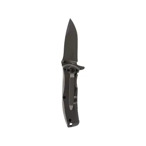 Skallywag Tactical Mini Jack Assisted Opening Pocket Knife 2.75" Spear Point 420 Titanium Blade 420 Handle Gray
