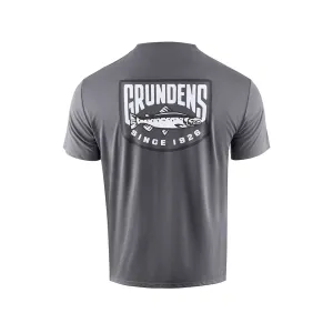 Grundens Men's King Salmon Tech T Shirt Anchor Medium
