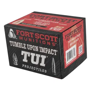 Fort Scott Munition SCP TUI 9mm, 38 Super (355 Diameter) Bullets 125 Grain Solid Box of 50