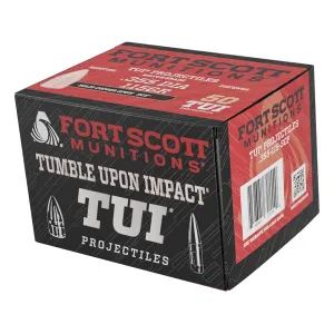 Fort Scott Munition SCP TUI 9mm, 38 Super (355 Diameter) Bullets 115 Grain Solid Box of 50