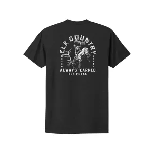 Muley Freak Men's Buckin Bull Short Sleeve T Shirt Black 2XL