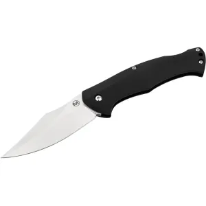 Boker Knives Echidna Pocket Knife 3.62" Clip Point 440A Satin Blade TPE Handle Black