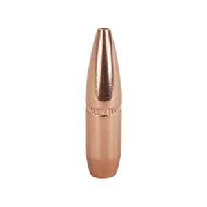 Factory Second Match 22 Caliber (224 Diameter) Bullets 75 Grain Jacketed Hollow Point with Cannelure Box of 100 (Bulk Packaged)