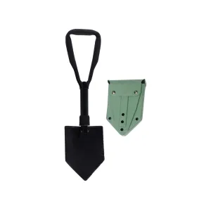 Military Surplus Entrenching Tool with Carrier Grade 2 Steel Olive Drab
