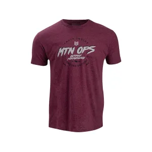 MTN OPS Men's TICO T Shirt Heather Maroon 2XL