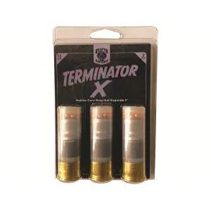 Reaper Defense Group Terminator X 12 Gauge Ammo Slug and BB Shot 2-3/4" 3PK