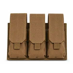 MidwayUSA MOLLE Triple AR-15 Magazine Pouch Coyote
