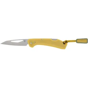 Gerber LST Mini Pocket Knife 1.9" Wharncliffe 440A Stonewashed Blade Glass Filled Nylon Handle Yellow
