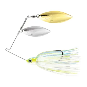 VMC Redline Series Spinnerbait Double Willow 3/8oz Nashville Sexy Nickel/Gold