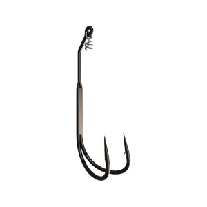 Mustad AlphaPoint Double Frog Hook #2/0 Black Nickel 2PK