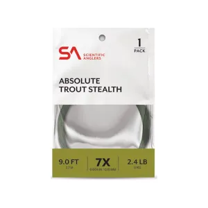 Scientific Anglers Absolute Trout Stealth Leader 4X 9'