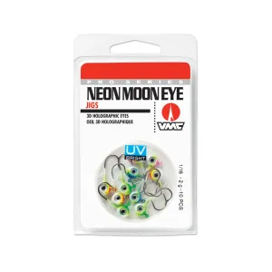 VMC Neon Moon Eye Jighead UV Lure Kit Assorted 1/16 oz