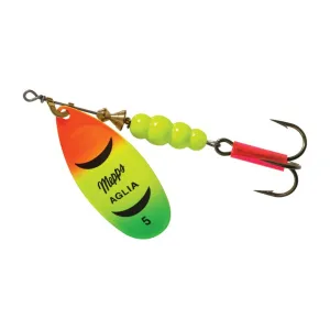 Mepps Aglia Plain Inline Spinner Hot Firetiger 1/2 oz