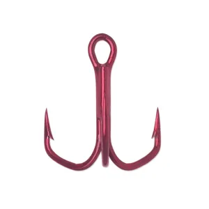 VMC Barbarian Treble Hook #4 Tin Red  7PK