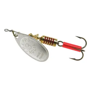 Mepps Aglia Plain Inline Spinner Silver 1/4 oz