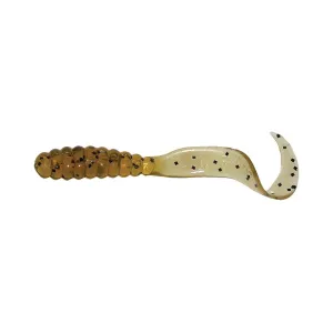 Mister Twister Meeny Curly Tail 3" Grub Pumpkin Pepper 20PK
