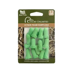 Ducks Unlimited Foam Ear Plugs 8 Pair