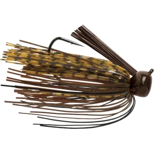 VMC Weedless Football Jig Pumpkin Brown Black 3/4 oz