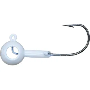 Crappie Magnet Eye Hole Round 1/64oz Jighead White