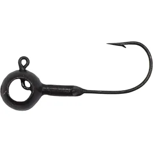 Crappie Magnet Eye Hole Round 1/16oz Jighead Black
